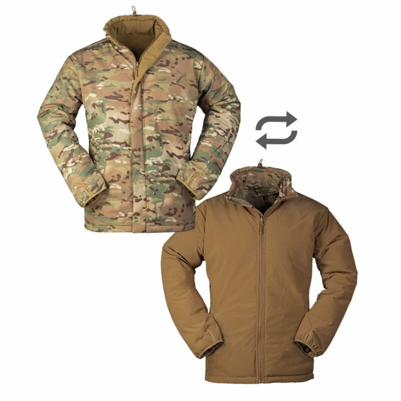 Cold weather jacket reversible multitarn-dark coyote L - BFG Outdoor